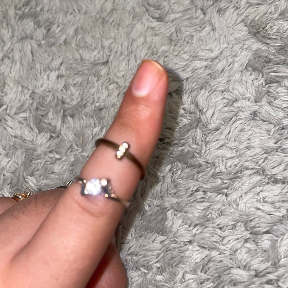 Rhinestone ring set 6 piece ring jewelry - Picture 9 of 14